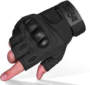 TitanOPS Full Finger Touchscreen Hard Knuckle Motorcycle Military Tactical Combat Outdoor Gloves